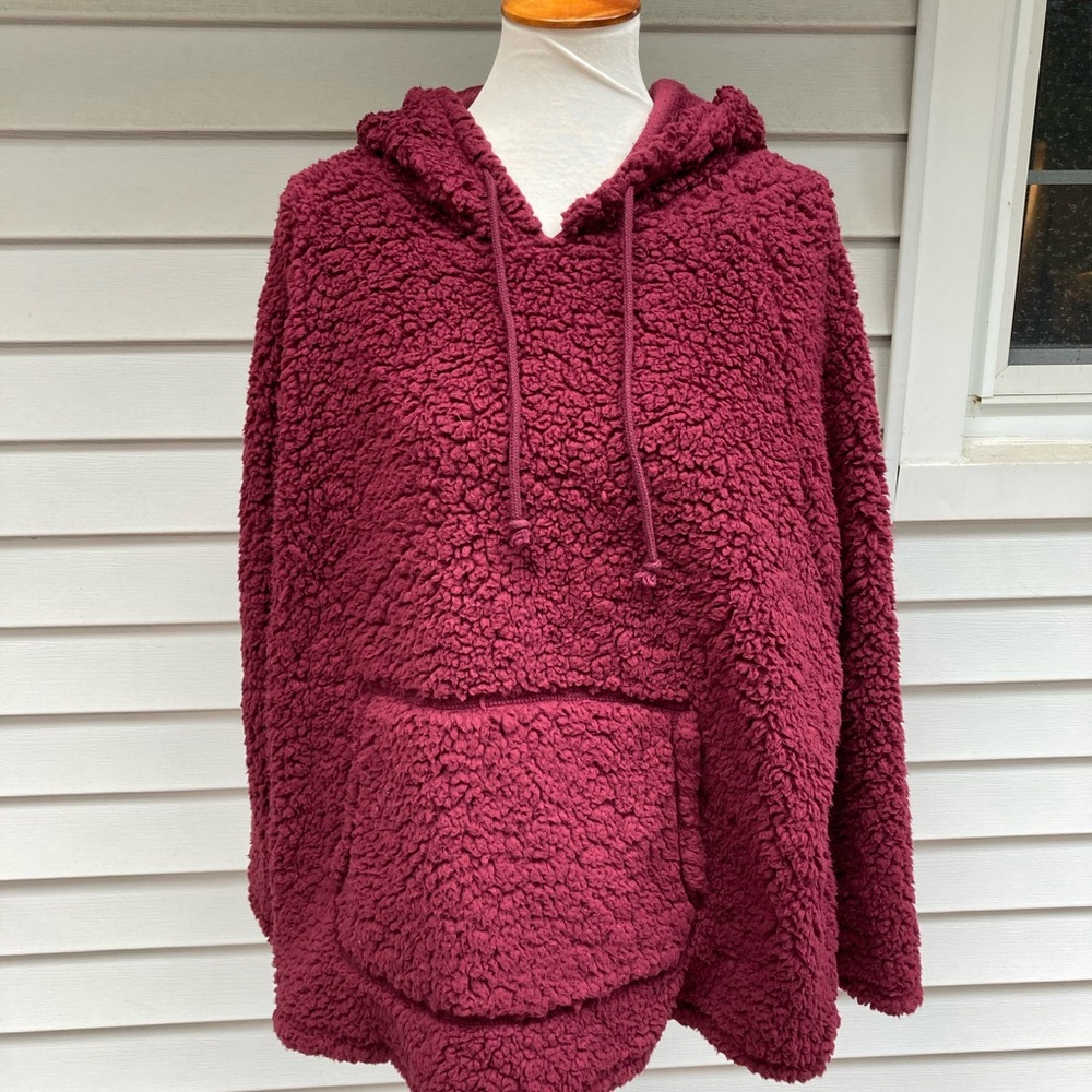Sherpa hoodie Dress Barn sweatshirt